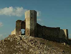 Enisala Fortress, in Tulcea County, Romania